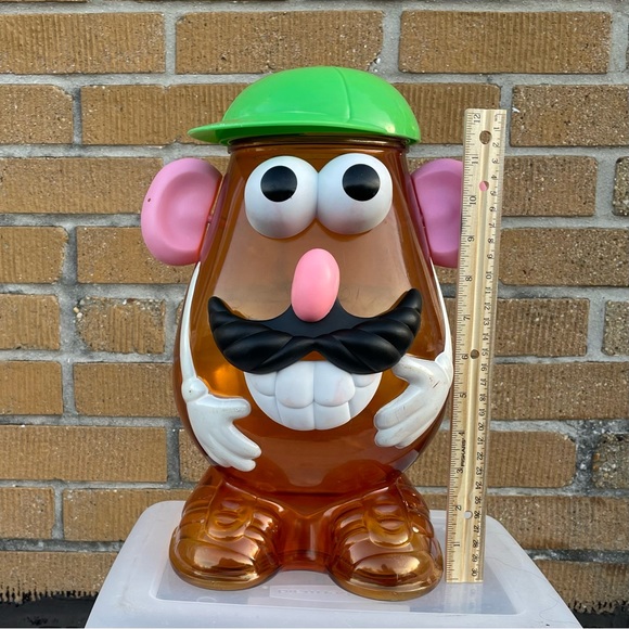 Giant Mr. Potato Head Container 2 Regular Potato Heads 2 Mini Heads Many Parts - Picture 15 of 15